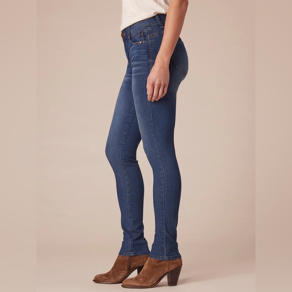 NWOT Democracy Blue Denim Jegging Ab Solution Booty Lift Jeans size 10 - Picture 2 of 13